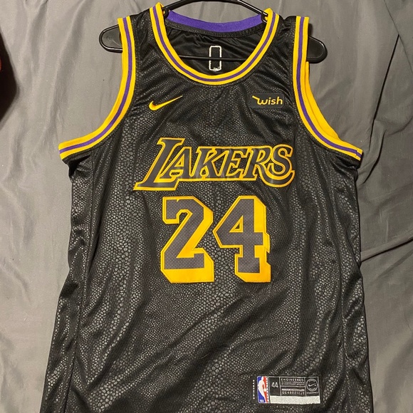 NBA Kobe Bryant Black Mamba Lakers Jersey - Picture 1 of 2